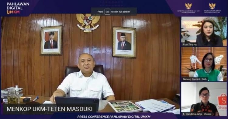 Menteri Koperasi dan UKM RI Teten Masduki Mengapresiasi Shopee Menteri Koperasi dan UKM RI Teten Masduki Mengapresiasi Shopee