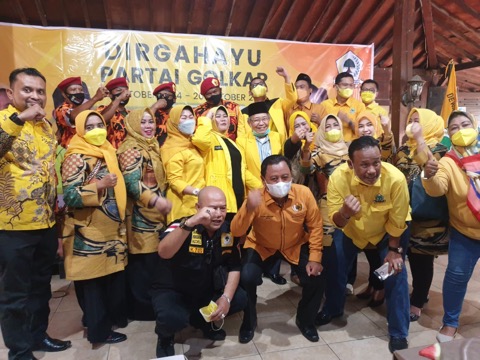 Golkar Kabupaten Bekasi Sukses Gelar HUT ke-57, Siap Bangun Kekuatan Politik Golkar Kabupaten Bekasi Sukses Gelar HUT ke-57, Siap Bangun Kekuatan Politik