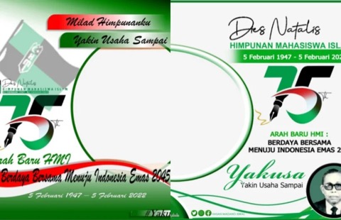 15 Link Twibbon Gratis Milad HMI ke-75 yang Bisa Kalian Akses 15 Link Twibbon Gratis Milad HMI ke-75 yang Bisa Kalian Akses