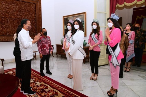 Presiden Jokowi melibatkan Puteri Indonesia 2022 Promosi Presidensi G20 Presiden Jokowi melibatkan Puteri Indonesia 2022 Promosi Presidensi G20