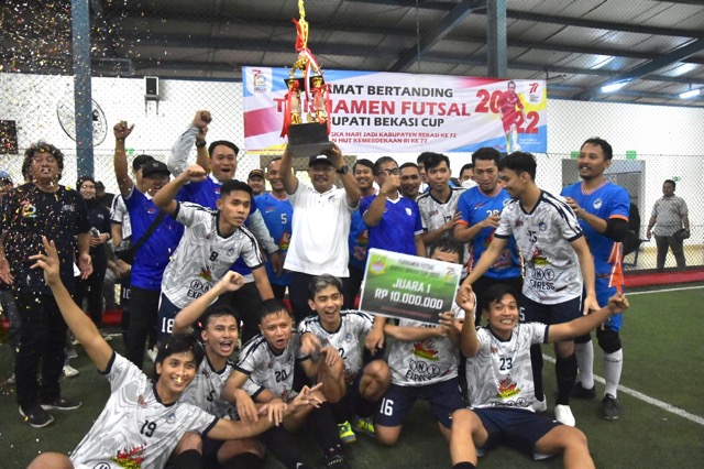PDAM Tirta Bhagasasi Sabet Juara I di Turnamen Futsal Piala Pj Bupati Bekasi PDAM Tirta Bhagasasi Sabet Juara I di Turnamen Futsal Piala Pj Bupati Bekasi