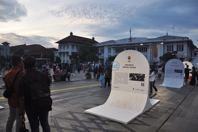 FOTO: Akhir Pekan di Kawasan Wisata Kota Tua Jakarta FOTO: Akhir Pekan di Kawasan Wisata Kota Tua Jakarta