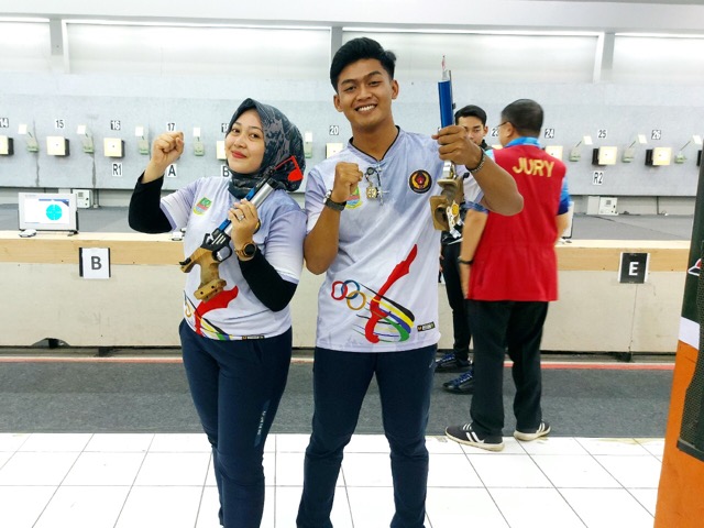 Perbakin Bekasi Sumbang Medali di 10M Air Pistol Mixed Team Perbakin Bekasi Sumbang Medali di 10M Air Pistol Mixed Team