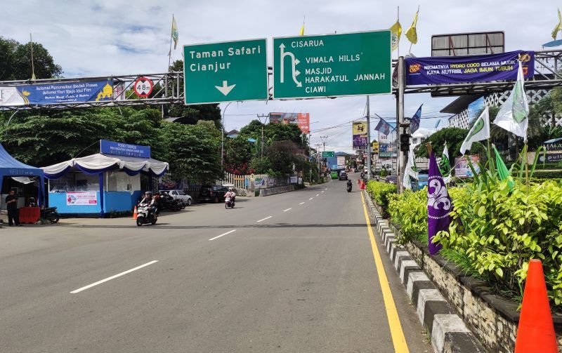 Jelang Libur Nataru, Jalur Puncak Bogor Ditutup Total Jelang Libur Nataru, Jalur Puncak Bogor Ditutup Total
