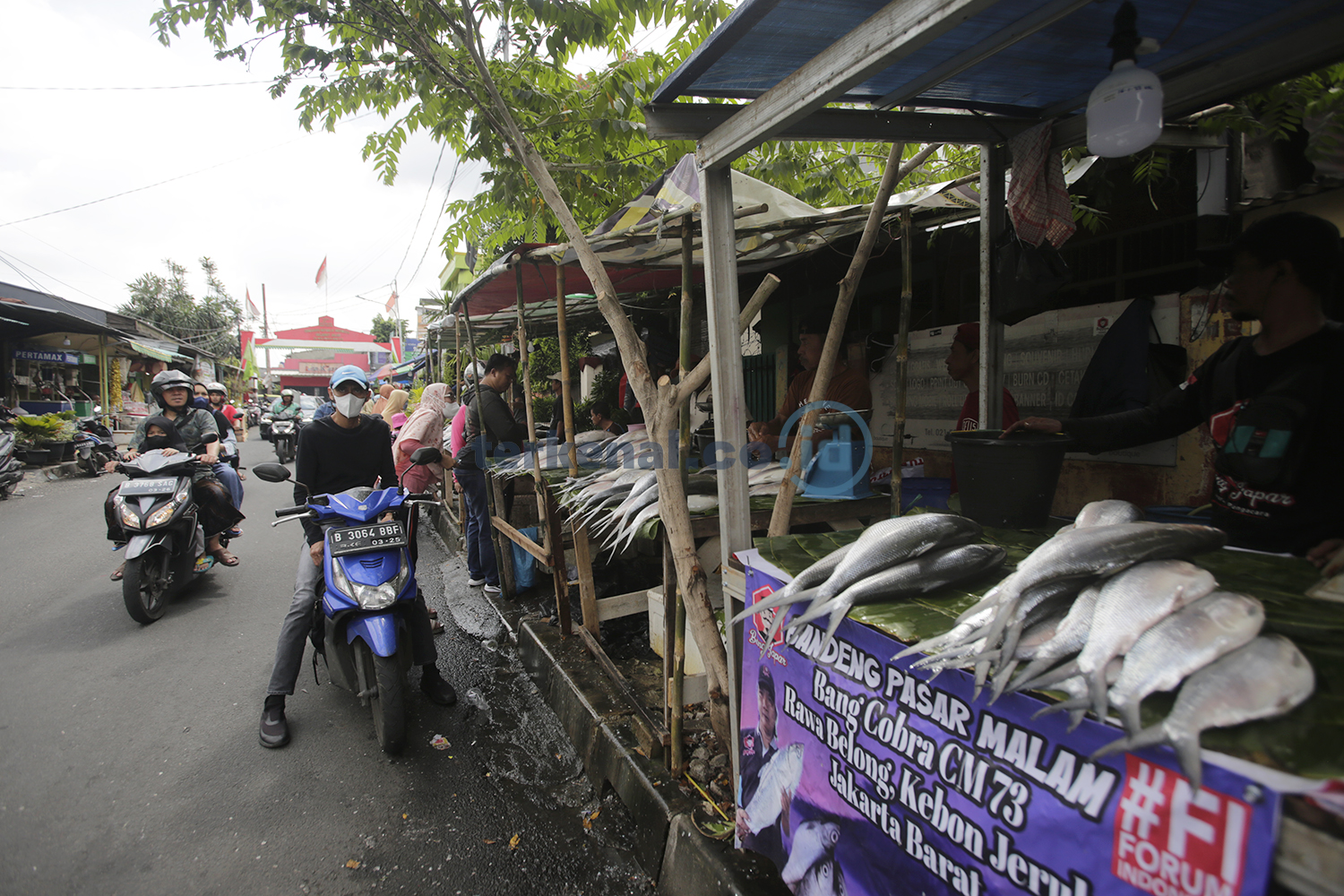 FOTO: Serbu! Ikan Bandeng Jelang Imlek 5 Pedagang Ikan Bandeng