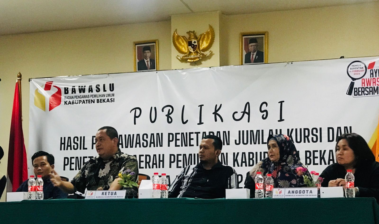 Bawaslu Bekasi Lakukan Pengawasan Penetapan Dapil Bawaslu Bekasi Lakukan Pengawasan Penetapan Dapil