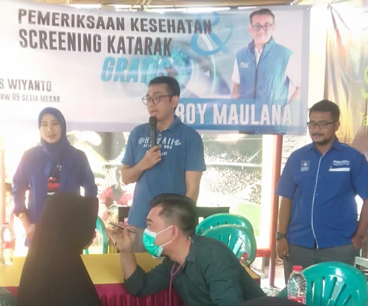 Warga Antusias Ikut Pengobatan Katarak dan Skrining Kesehatan Gratis di Tambun Bekasi Warga Antusias Ikut Pengobatan Katarak dan Skrining Kesehatan Gratis di Tambun Bekasi