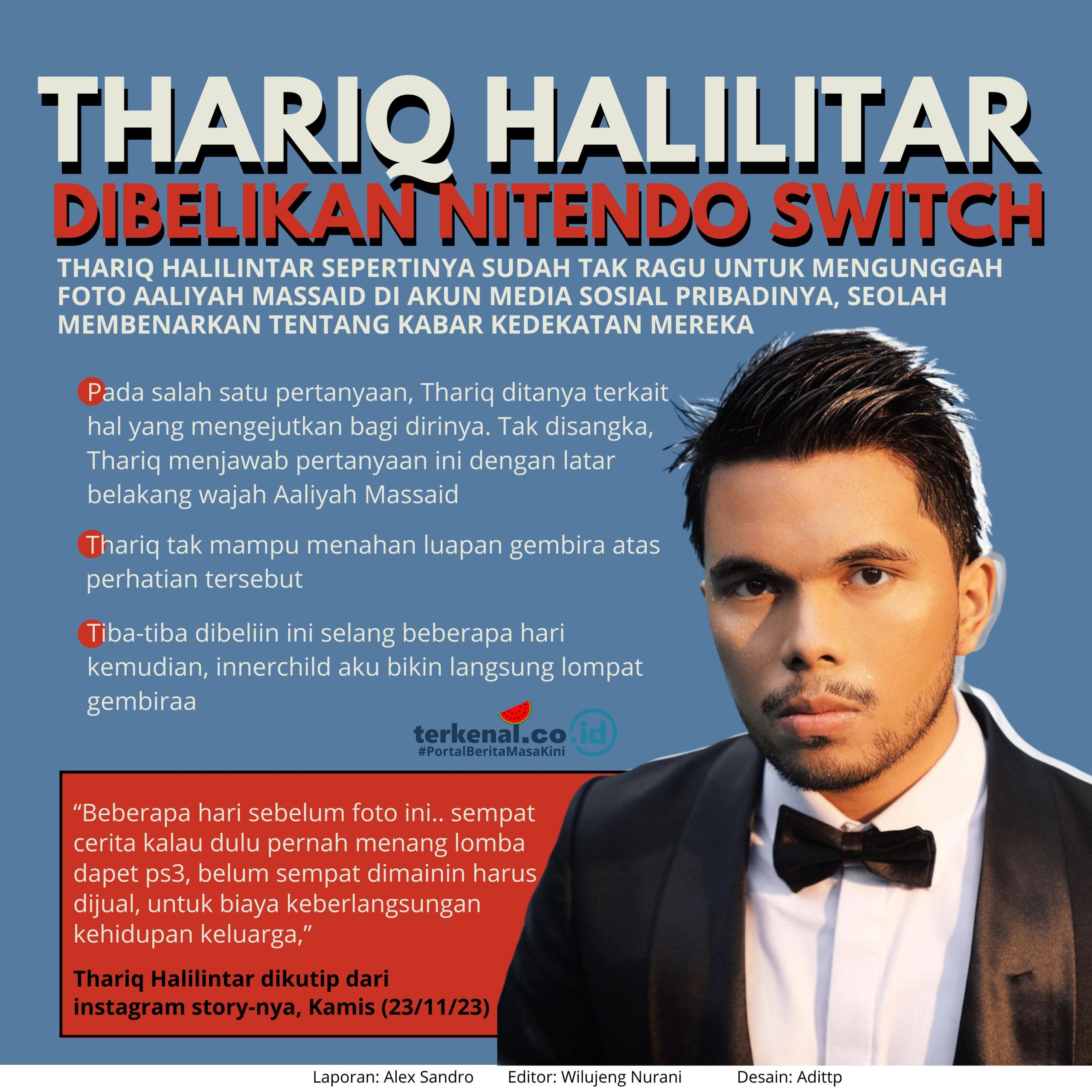 Aaliyah Massaid Belikan Thariq Nintendo Switch Aaliyah Massaid Belikan Thariq Nintendo Switch