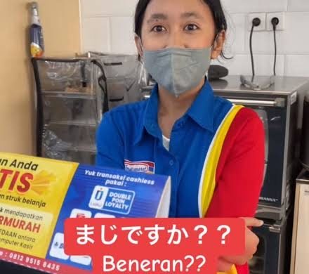 Viral! Modal Nonton Anime, Kasir Indomaret Fasih Bahasa Jepang Viral! Modal Nonton Anime, Kasir Indomaret Fasih Bahasa Jepang