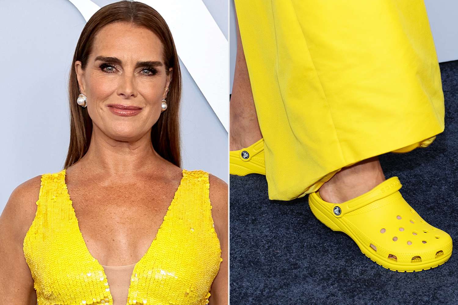 Brooke Shields mendapat semangat dalam langkah-langkah! Brooke Shields mendapat semangat dalam langkah-langkah!