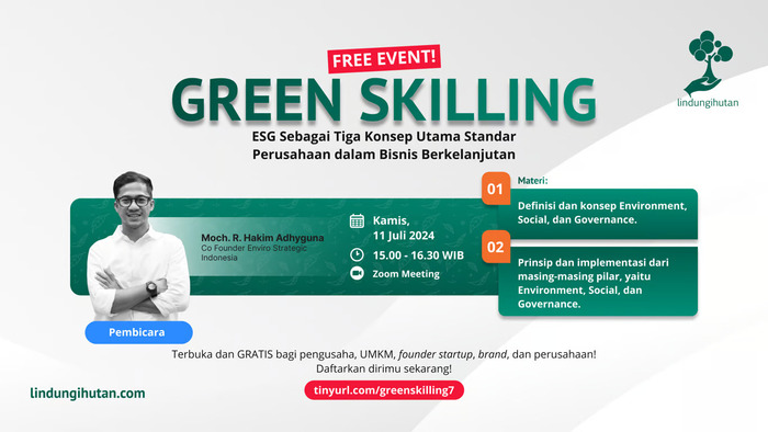 LindungiHutan Adakan Webinar Green Skilling LindungiHutan Adakan Webinar Green Skilling
