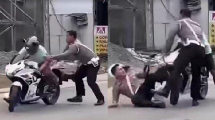 Viral! Pemotor Nekat Tabrak Polisi di Lampu Merah Kalimantan Timur Viral! Pemotor Nekat Tabrak Polisi di Lampu Merah Kalimantan Timur