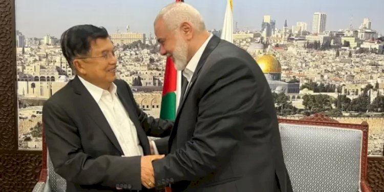Mantan Wapres RI JK Temui Elit Hamas Mantan Wapres RI JK Temui Elit Hamas