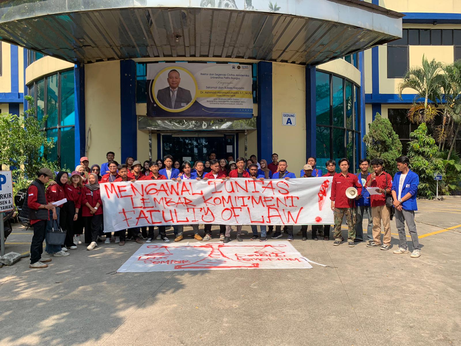 Kampus UPB Cikarang Didemo Mahasiswa Prodi Hukum, Ini Penjelasannya Kampus UPB Cikarang Didemo Mahasiswa Prodi Hukum, Ini Penjelasannya
