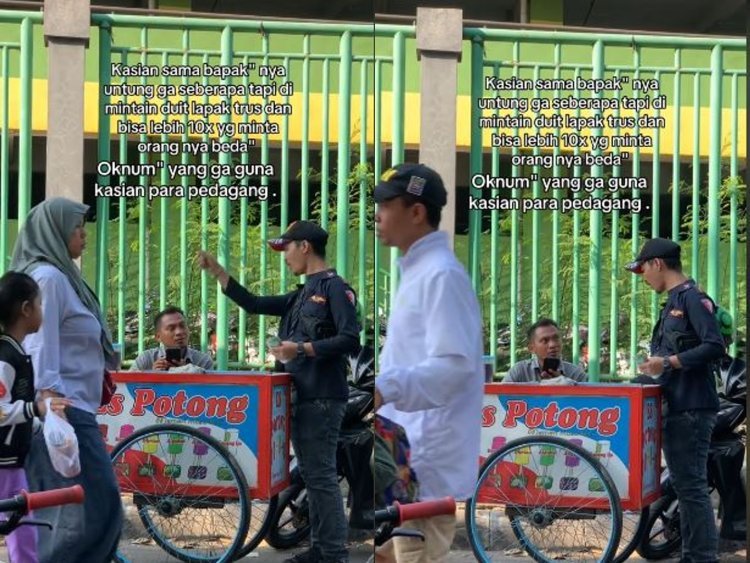 Viral! Oknum Anggota Ormas Diduga Palak Pedagang Es Potong di Bekasi Viral! Oknum Anggota Ormas Diduga Palak Pedagang Es Potong di Bekasi