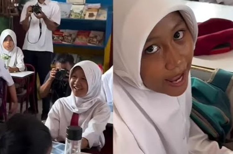 Siswi SD Rela Tak Habiskan Makanannya, Demi Ini Siswi SD Rela Tak Habiskan Makanannya, Demi Ini