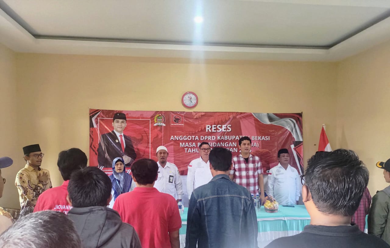 Anggota DPRD Kabupaten Bekasi Jiovanno Reses II 2025 di Cibitung: Kemaslahatan Orang Banyak Lebih Pioritas Anggota DPRD Kabupaten Bekasi Jiovanno Reses II 2025 di Cibitung: Kemaslahatan Orang Banyak Lebih Pioritas