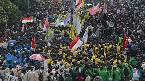 Jakarta Dikepung Aksi Buruh dan Pensiunan PT Pos Indonesia, Tuntut Hak dan Keadilan Jakarta Dikepung Aksi Buruh dan Pensiunan PT Pos Indonesia, Tuntut Hak dan Keadilan